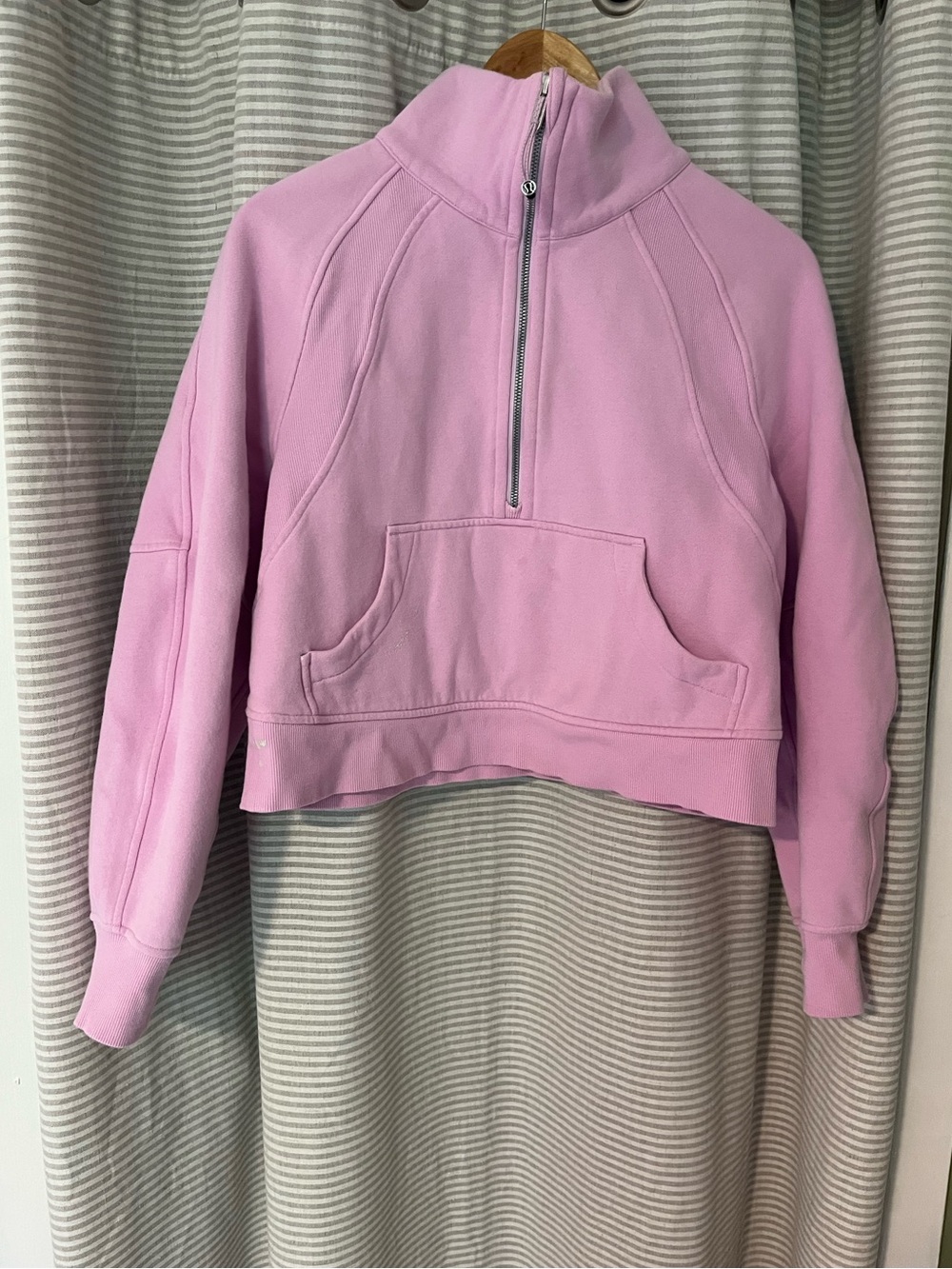 PINK lululemon Half Zip Scuba Hoody